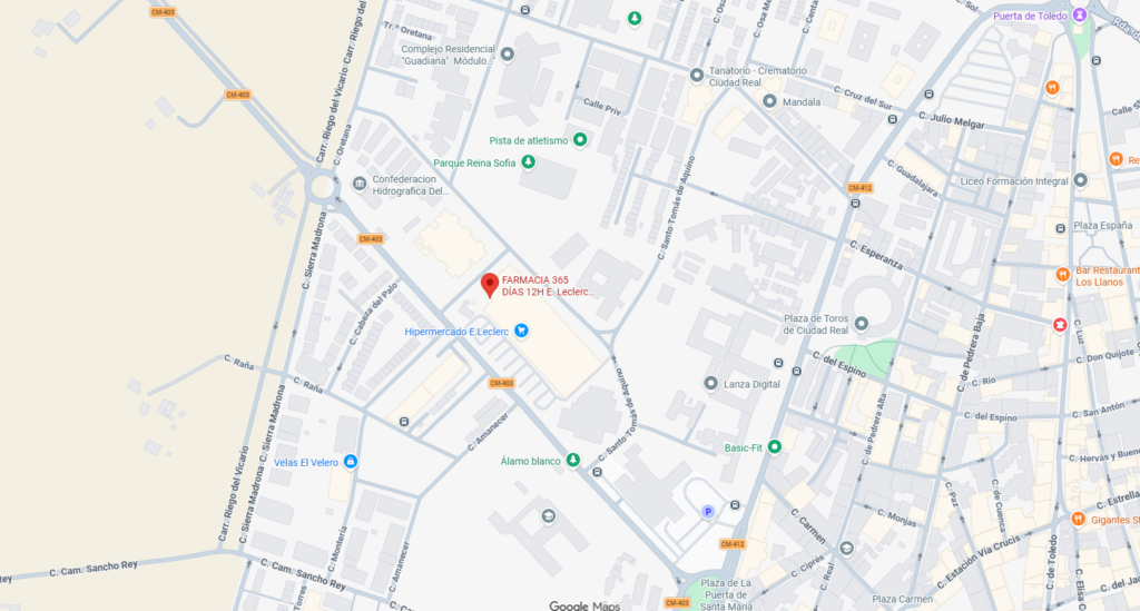 Mapa de Fisac Lozano